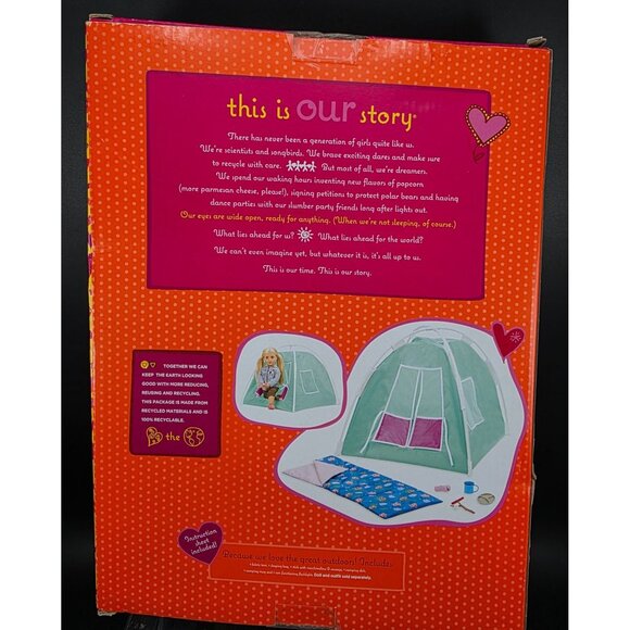Our Generation Happy Camper Set Camping Tent Gear 18" Doll Accessory - Picture 5 of 9